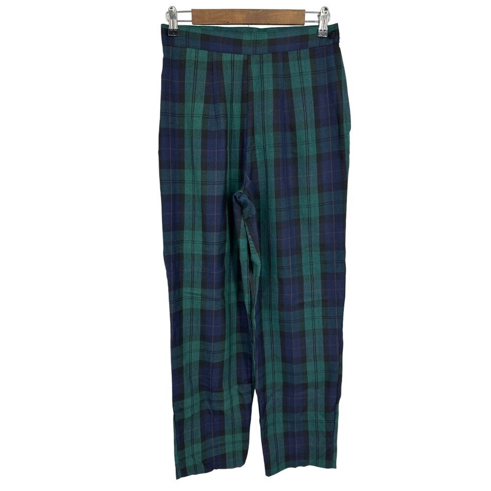 Why Not Clolthing Co Vintage Women's Tartan Plaid Dress Pants Size 11/12